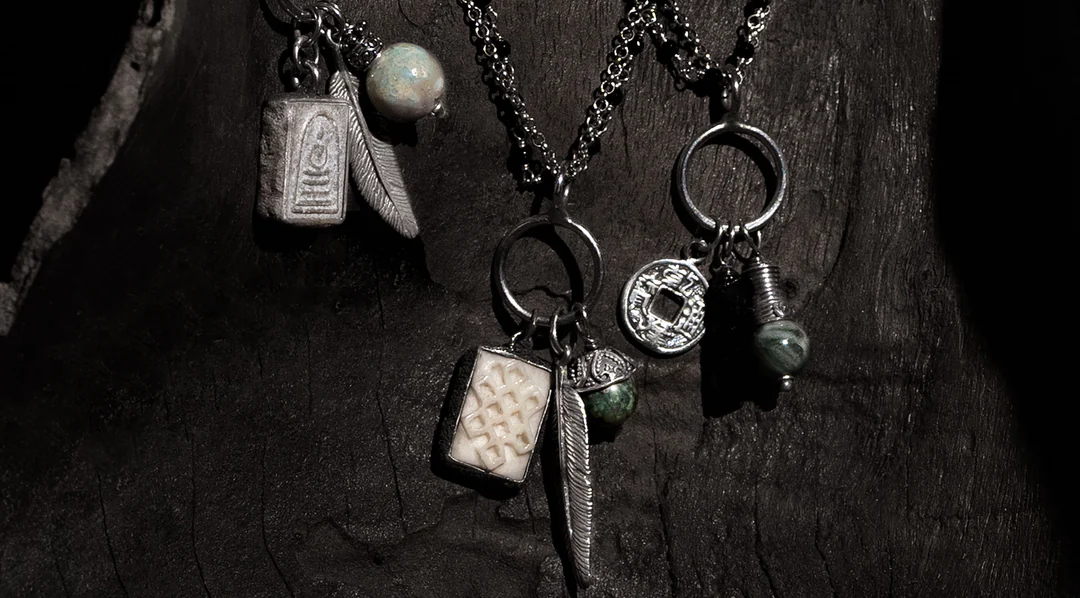Talisman Collection by Sugati Jewelry.  By uniting symbols and healing stones from throughout the world, the Talisman collection honors love for cultural diversity and togetherness.