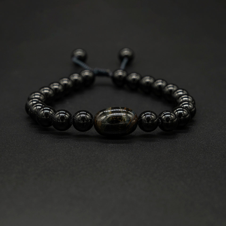 Tiger Eye Tourmaline Tube