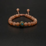Sunstone Turquoise Brass