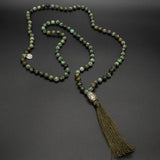 African 5 Face Buddha 108