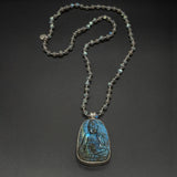 Labradorite Buddha