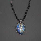 Labradorite Ankh